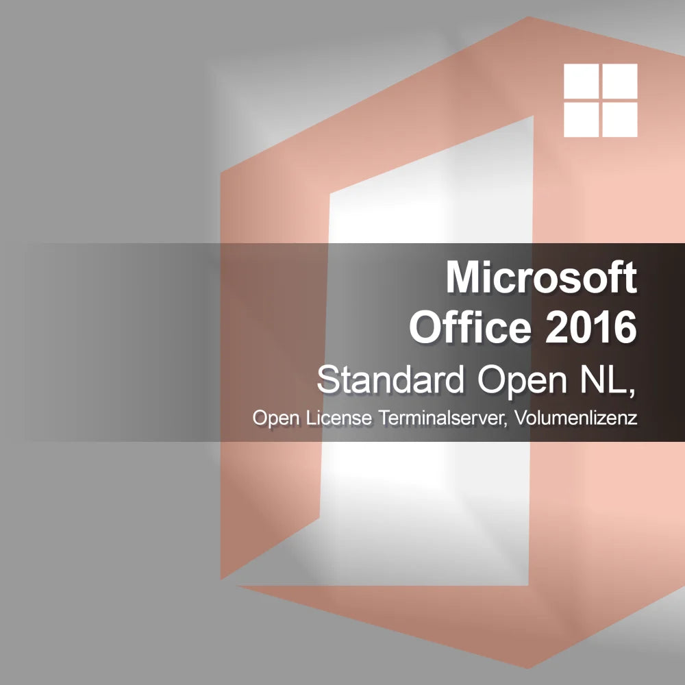 Microsoft Office 2016 Standard Open NL, Open License Terminal Server, Volume License