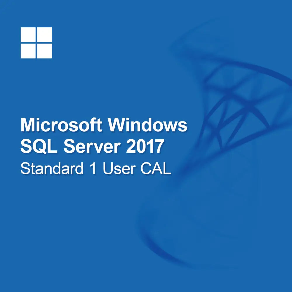 Microsoft SQL Server 2017 Standard, 1 User CAL