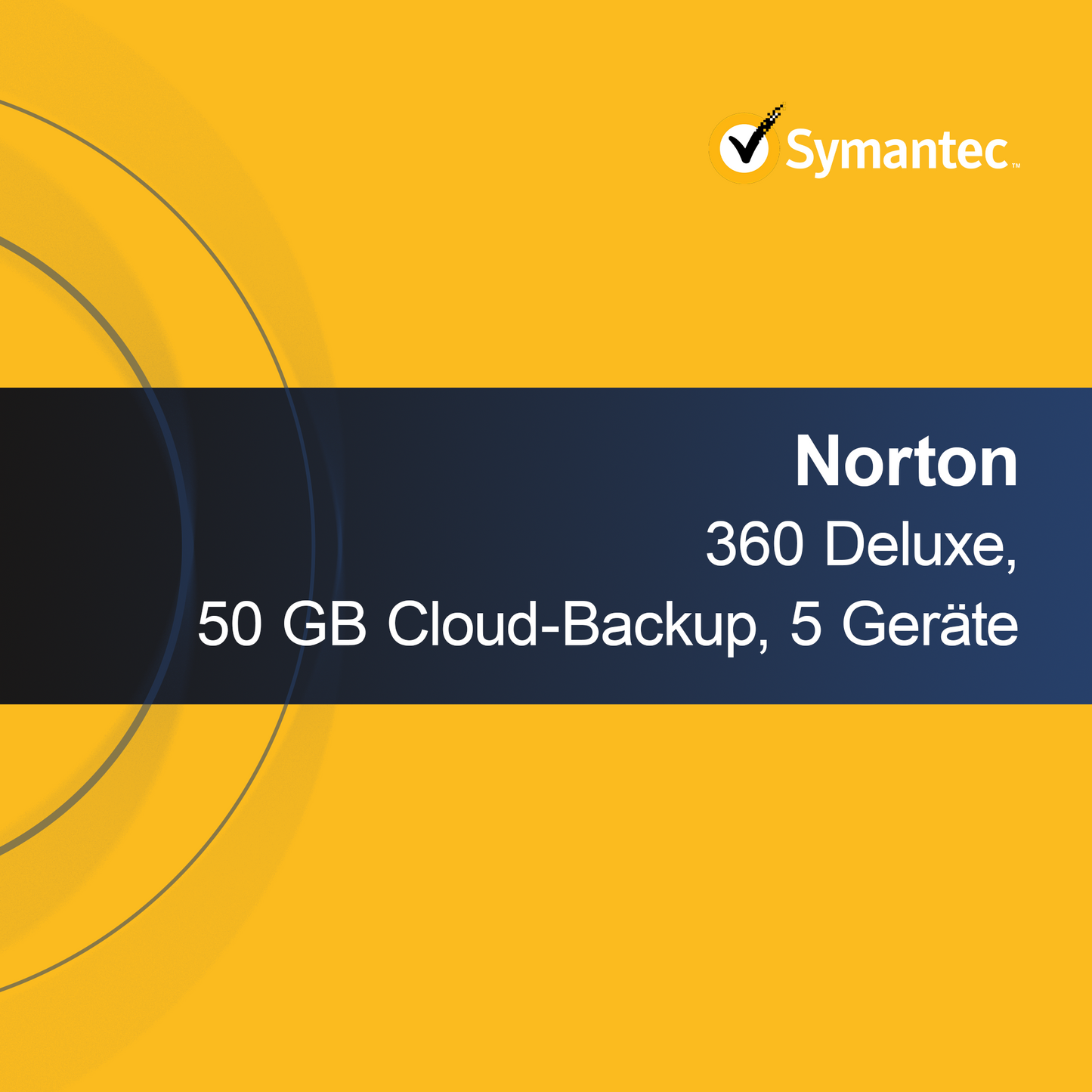 Norton 360 Deluxe, 50 GB Cloud Backup 5 Devices